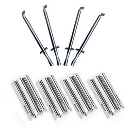 Replacement Kit for Jenn-air JA460, JA461, Great Outdoors GP400 & Vermont Castings VCS4006, VCS4017, VCS4027, VCS4037, VCS500, VM406, VM450, VM456, VM600, VSC4007 Gas Models Includes 4 Burners & 4 Hea