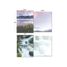 Leanin' Tree Blank Cards and Envelopes 5x7 Set - 20 Blank Note Cards with Envelopes Featuring Stunning Photographs of the Pacific Northwest, Perfect for Any Occasion