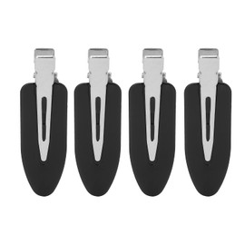 Snap Hair Clips 4 Pieces Makeup Hair Clips Accessories No Bend No Wrinkle Hair Styling Clips for Hair Making, Salon Supplies (02)