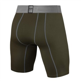 TCA Men's Pro Performance Compression Base Layer Thermal Under Shorts - Forest Night, S Men
