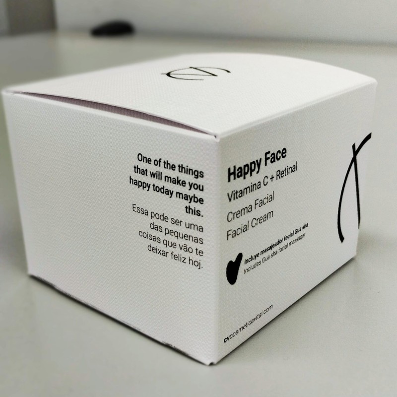 Happy Face Cream: Natürliches kosmezeutisches Mittel mit Vitamin C und