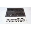 GM Auto Fender Matte Black High Country Rear Silverado Hood