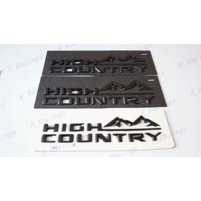 GM Auto Fender Matte Black High Country Rear Silverado Hood