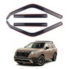SAOKNCE 4 Pieces in-Channel Extra Durable Rain Guards Fit for