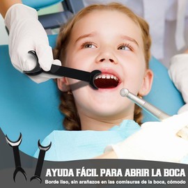 8 Piezas En Forma de T Doble Cabeza Abridor Bucal, Abridor en Forma de T, Herramienta Ortodóntica Dental Retractor, Abridor de Boca de Retractor de Labios