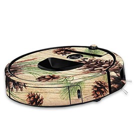 MightySkins Skin Compatible with iRobot Roomba i7 Robot Vacuum - Pine Collage | Protective, Durable, and Unique Vinyl Decal wrap Cover | Easy to Apply, Remove, and Change Styles | Made in The USA