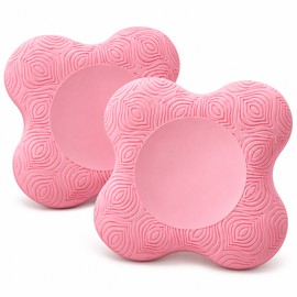 2Pcs Yoga Knee Pads for Kneeling & Floor Exercises – 2-Pack Cushioned PU Support Pads for Yoga, Pilates, Planks & Stretching