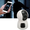 Security Camera 2K 4MP Dual Lens 2.4G Mobile App 360°