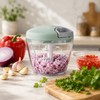 Manual Food Chopper for Vegetables and Garlic – Easy Pull