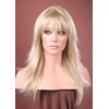 Forever Young Ladies Ash Blonde Long Flicked Layers Wig