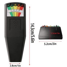 DUPELEC Emf Meter,30-20000Hz Portable Electromagnetic Field Emf Reader, Multi Segment LED Display Ghost Hunting Paranormal Equipment Tester