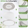36W LED Flush Mount Ceiling Light Fixture, 13inch LED Ceiling