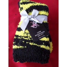 Beverly Hills 2 Pair Womens Medium Beverly Hills Polo Club Fuzzy Crew Butter Socks 9-11