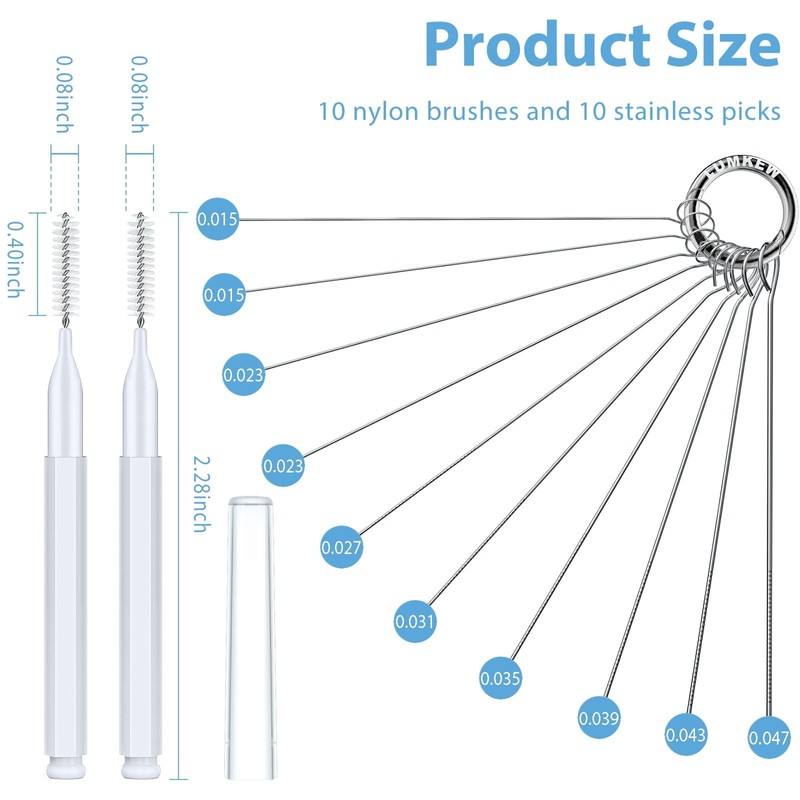 Multisize Shower Head Cleaner Tool, Shower Head Cleaning Brush Picks