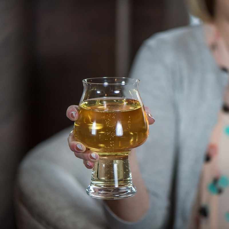 Luigi Bormioli Birrateque 17 oz Cider Beer Glasses (Set of