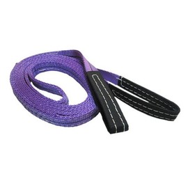 FREAK Belt Sling E Type Double-ended Eye Shape Lifting Sling, Load Capacity 1766.3 lbs (800 kg), Width 1.0 inches (25 mm), Length 5.9 ft (1.5 m), Purple