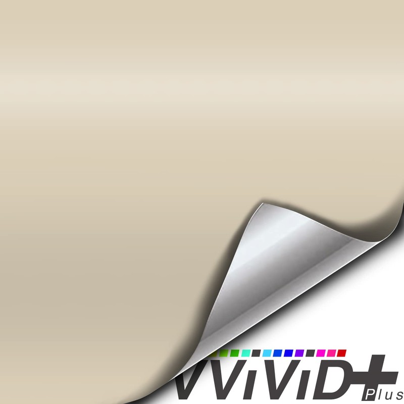 VViViD+ Matte Rally Beige Vinyl Wrap Roll (.5ft x 5ft)