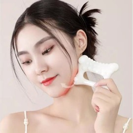 얼굴 림프 허벅지 종아리 마사지 세라믹 괄사 경락 추천 손가락 목선 Face Lymph Thigh Calf Massage Ceramic Scraper Meridian Recommended Finger Neck Line [Stereobate]