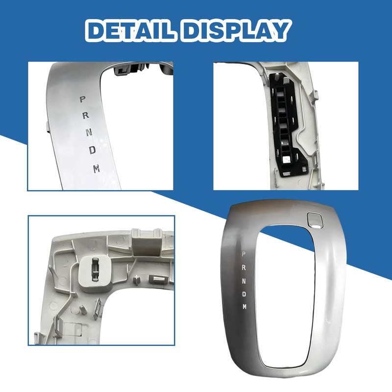 Gear Stick Shift Panel Cover Bezel Cap Chrome,Compatible with Buick