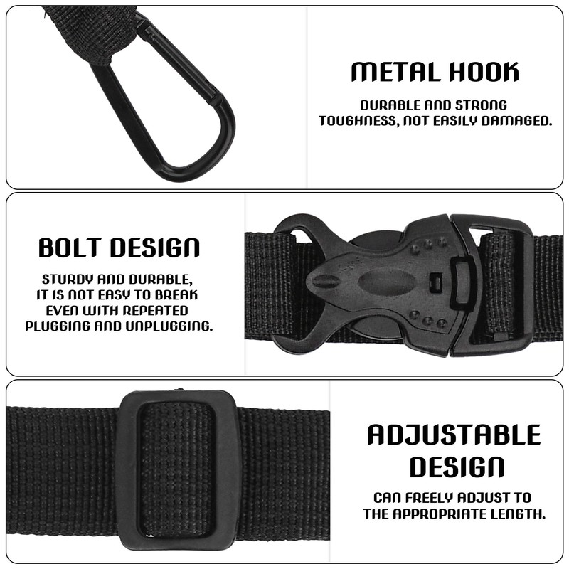 HannaFires 2PCS Luggage Hook Strap – External Suitcase Hook Strap