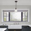 KLSS Oil Rubbed Bronze Pendant Lights Kitchen Island - Clear