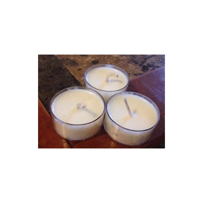 Unscented Natural Soy Wax Tealight Candle 20 Pack