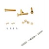 Rimless Glasses Diamond Head Gold Screw Washer Nut Cap and
