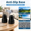 4PCS Rubber Cane Tips 3/4 Inch Heavy Duty Walking Cane