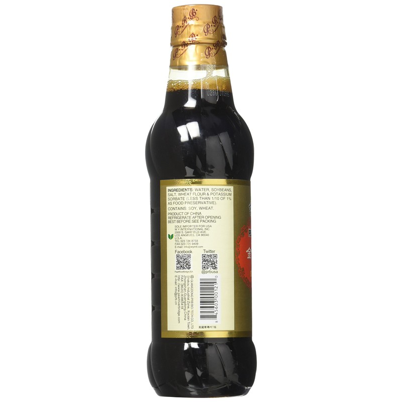 Pearl River Bridge Golden Label Superior Light Soy Sauce, Plastic