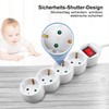 ExtraStar Power Strip 4-Way Multiple Socket with Save Energy Switch