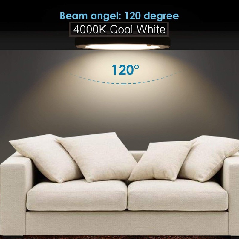 S NMT Motion Sensor Led Ceiling Light 1200 Lumen,100 Watt