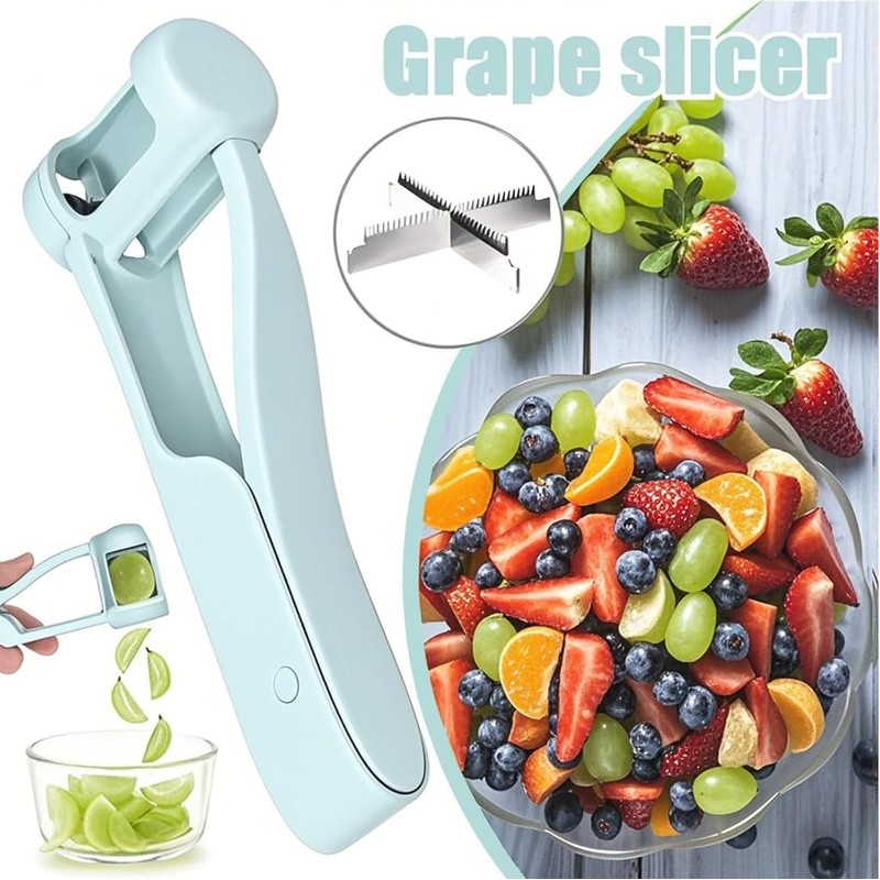 FLEXINORR Grape Cutter Tool – Cherry Pitter, Tomato & Strawberry
