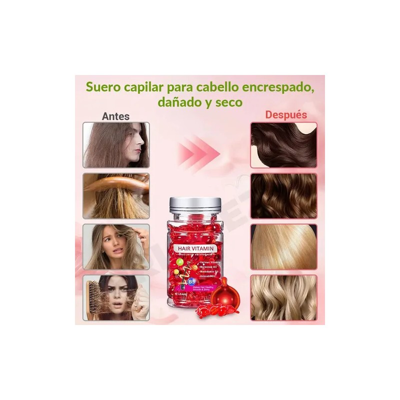 Capilar Reparación Nutrición Cápsulas Hair Vitaminas