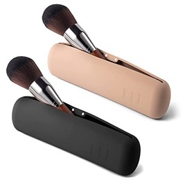 Protege tus herramientas con DRDGL: Este Accesorio de Belleza con Cierre Magnético Ideal para Viajes de silicona premium protege tus brochas del polvo y daños externos.