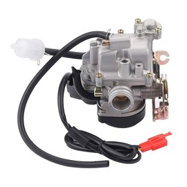 AloneGoer 49cc 50cc Scooter Carburetor GY6 Compatible with 4 Stroke Taotao Carburetor 18mm Big Bore 139QMB 139QMA PD18J Engines Moped ATV Go Kart Quads Buggy Kymco