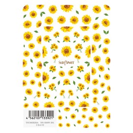 Tsumekira Sunflower 2 Nail Sticker