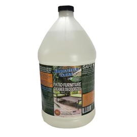 Amazing Patio Furniture Cleaner - Natural Enzymes Easily Remove Dirt, Bird Droppings, Food Stains and More from Your Outdoor and Patio Furniture - USA Made (128oz)
