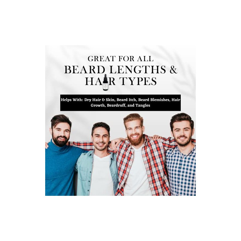 Vegan Mia Aceite Orgánico para Barba Usda para Hombres