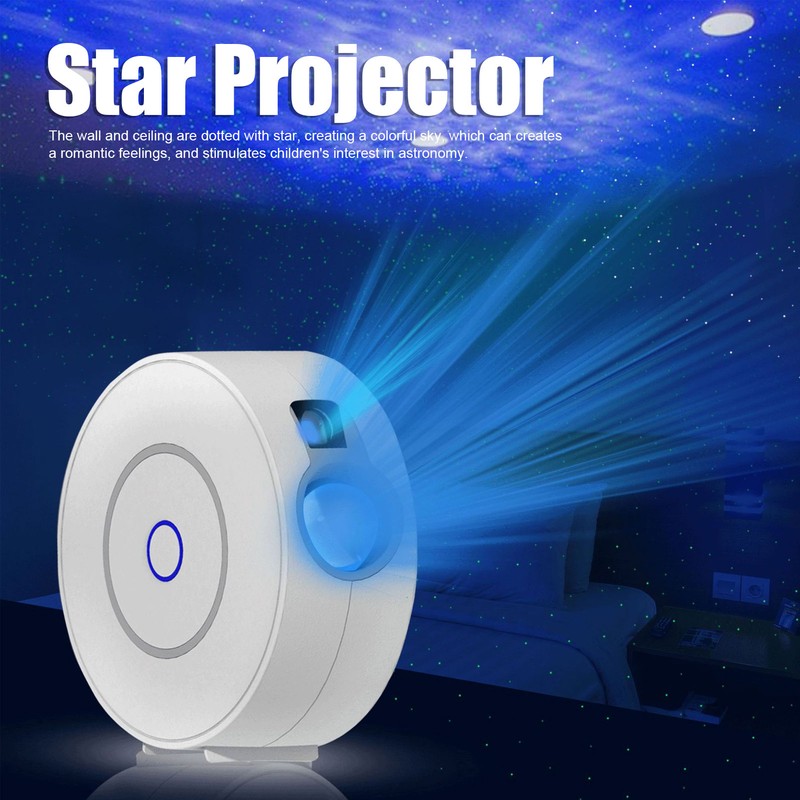 LED Star Projector Romantic Star Lamp App Control Night Light
