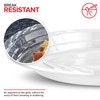 Stock Your Home 480-Count, 9 Inch Clear Plastic Plates, Flexible,