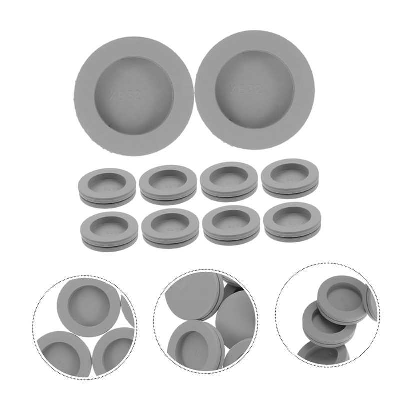 LALAFINA 10pcs Air Conditioner Drain Plug Soft Rubber Hose Stopper