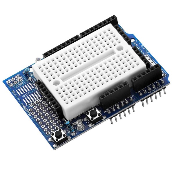 AZDelivery Prototype Shield Mini Breadboard Compatible with Arduino Includes E-Book