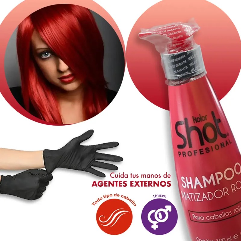 Shampoo Matizador Rojo Revive Tu Color Y Brillo