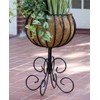 Gardman R954 Blacksmith Patio Urn, 14'' Wide x 24.5'' High,