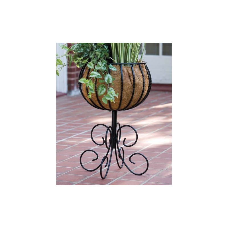 Gardman R954 Blacksmith Patio Urn, 14'' Wide x 24.5'' High,
