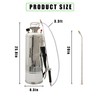 HOSTIC 3 Gallon Stainless Steel Sprayer Hand Pump Sprayer with