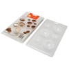 Wilton 6 Cavity, Hot Cocoa Bomb Candy Mold, 2 Count,