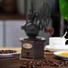 IMAVO Manual Coffee Grinder, Wooden Coffee Bean Grinder with Cast