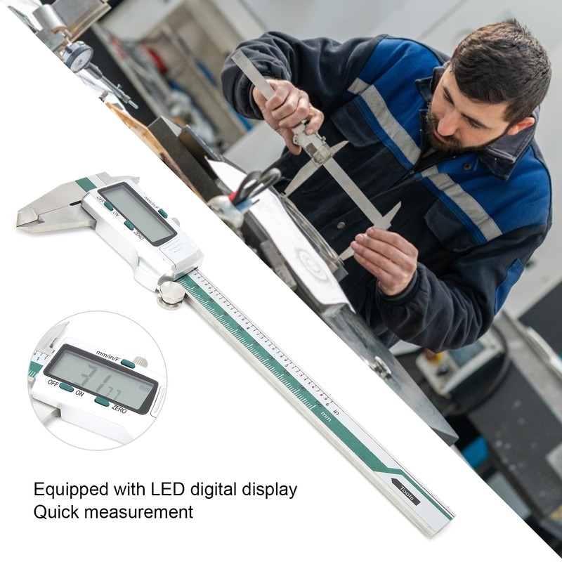 ET50 Vernier Caliper Stainless Steel High Accuracy Digital Ruler with