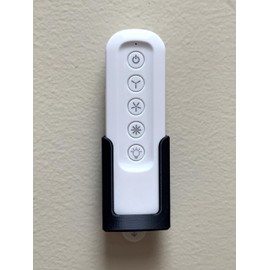 Makesus Ceiling Fan Remote Holder Wall Mount for Hunter Universal Remote Control 99770 99813 (1 Pk Black)